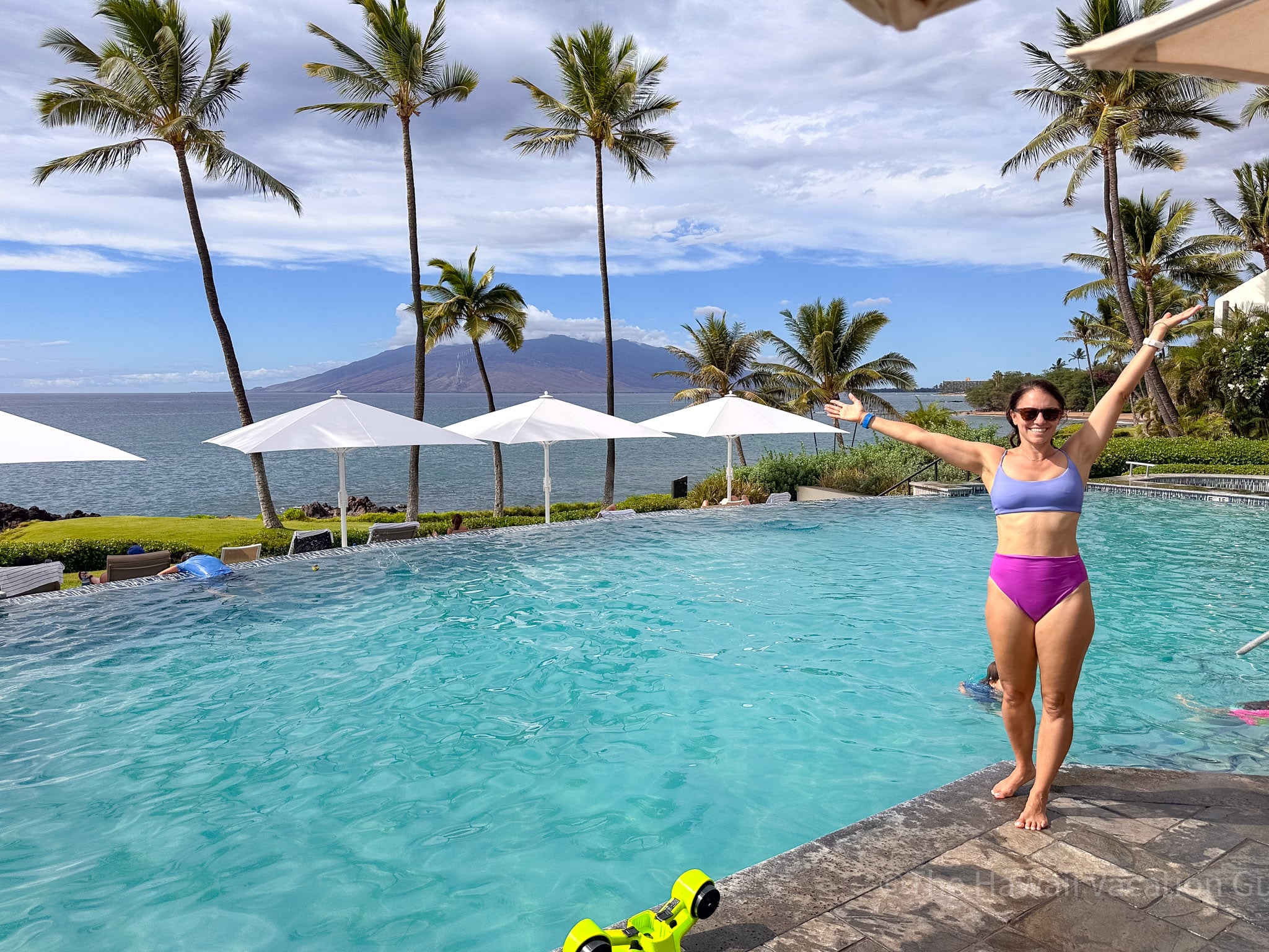 Beachfront resort along Wailea Beach in Maui